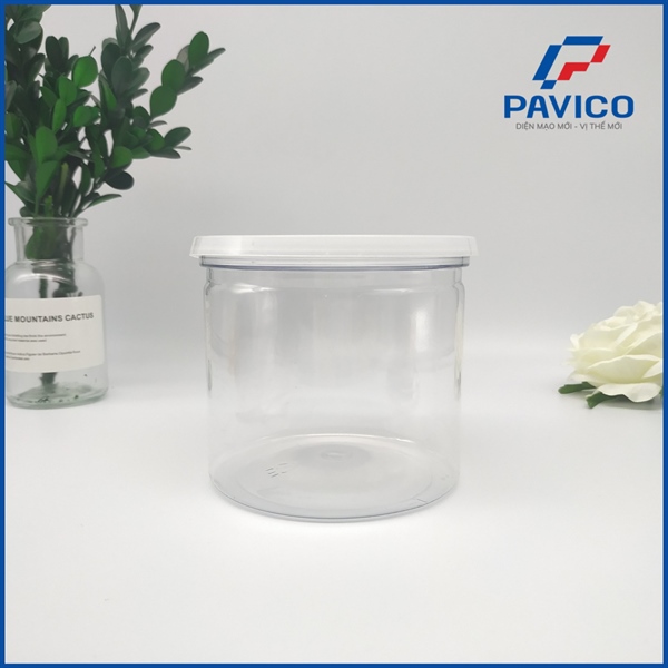 100H600-Hũ nắp xé 600ml