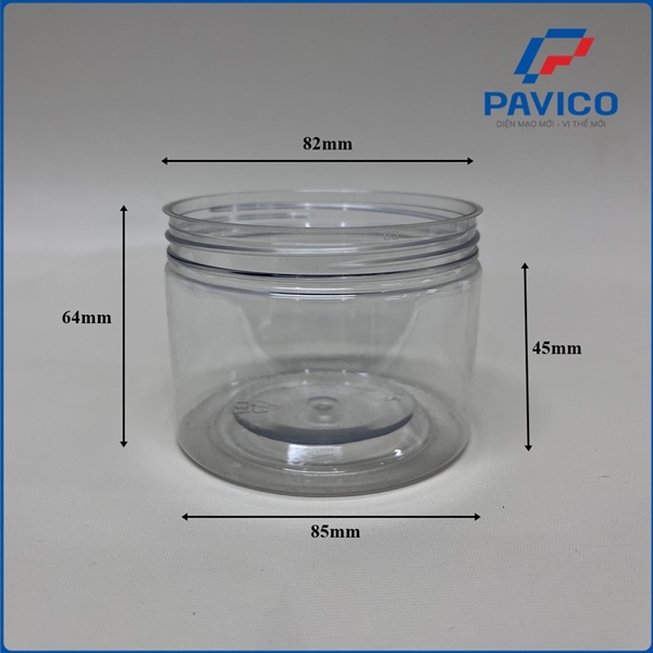 82H250-Hũ pet nắp vặn xé 250ml