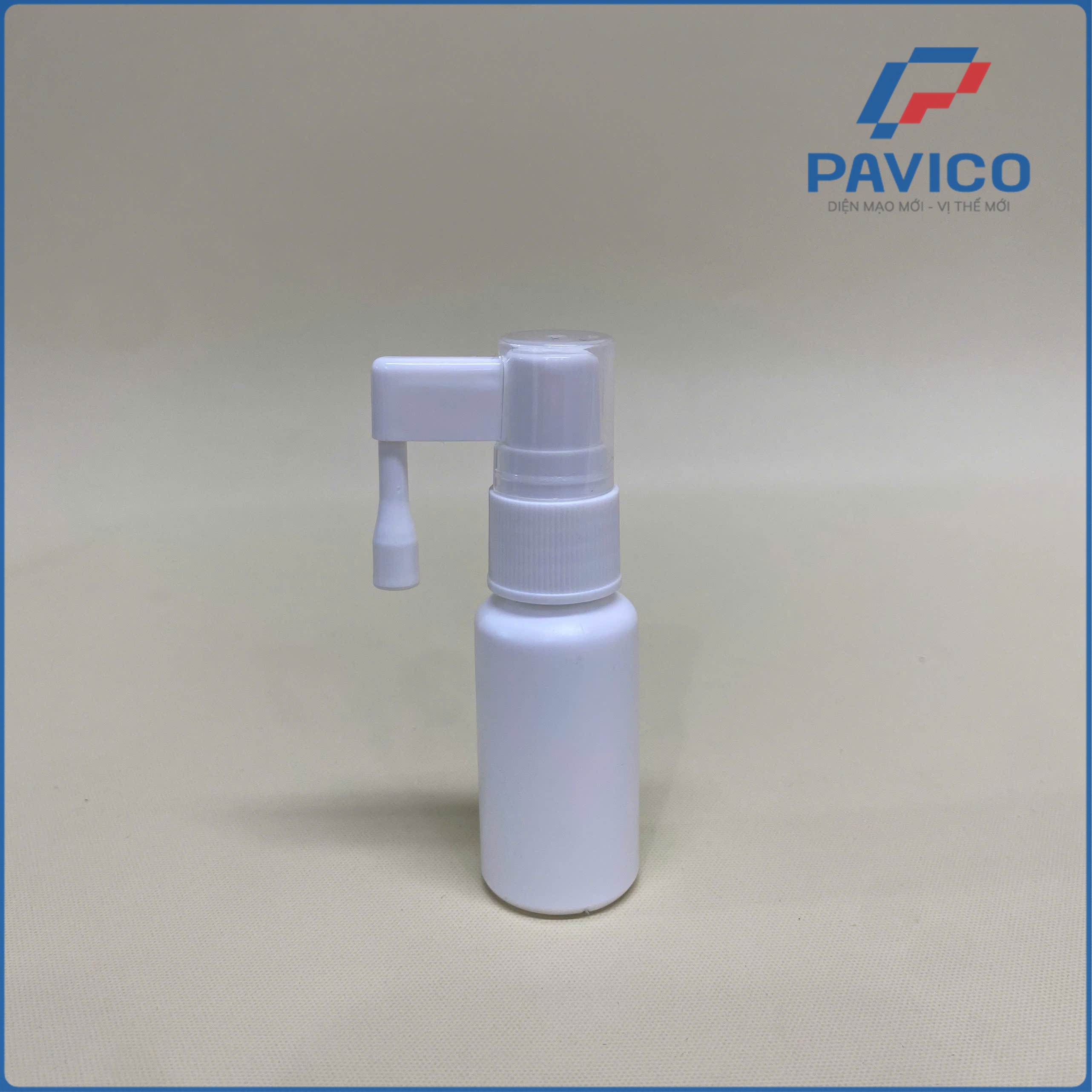 Xịt quay có nắp - TRẮNG (nhựa) - 18mm (20*35 - k nút - EV)