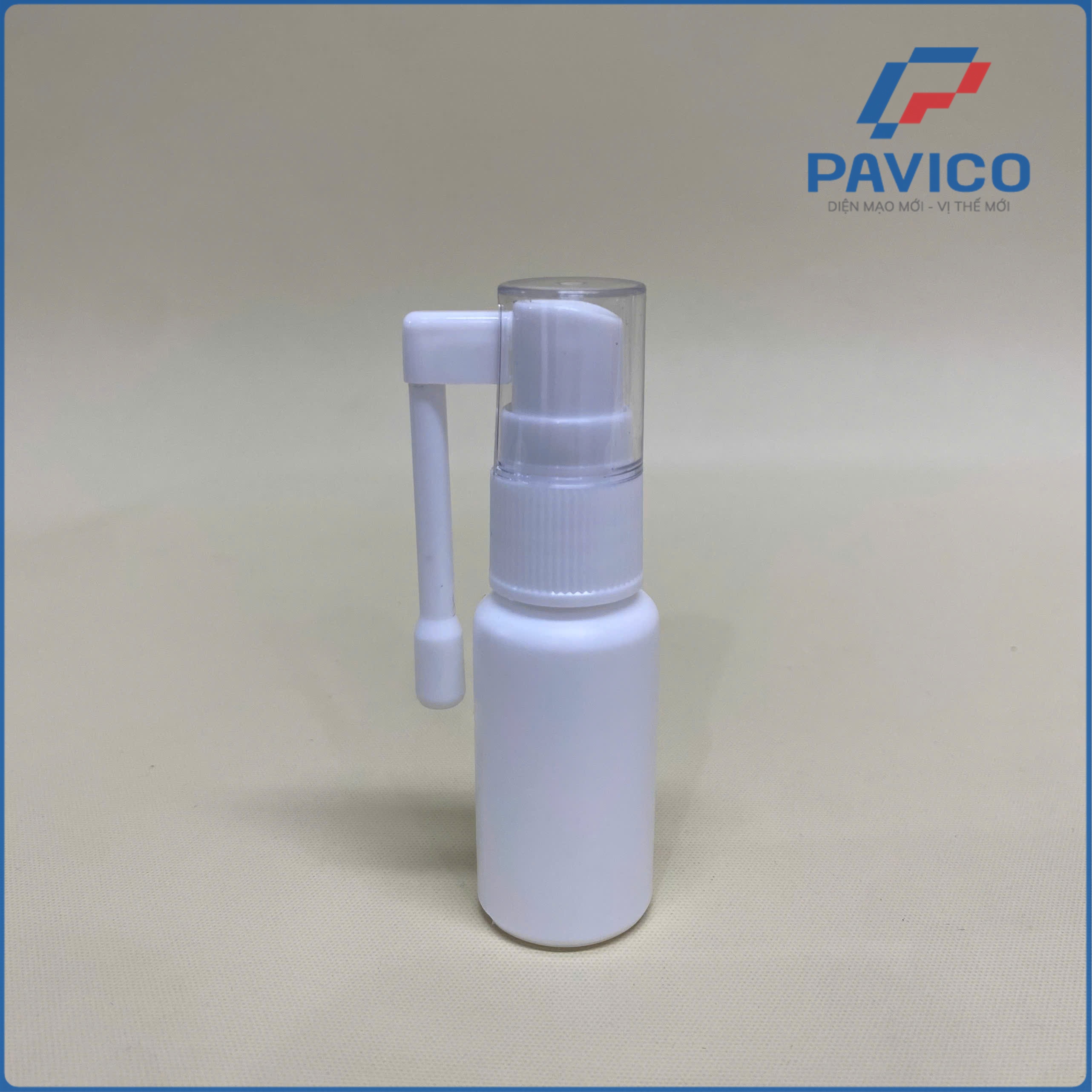 Xịt quay có nắp - TRẮNG (nhựa) - 18mm (14*55-có nút - LJ)