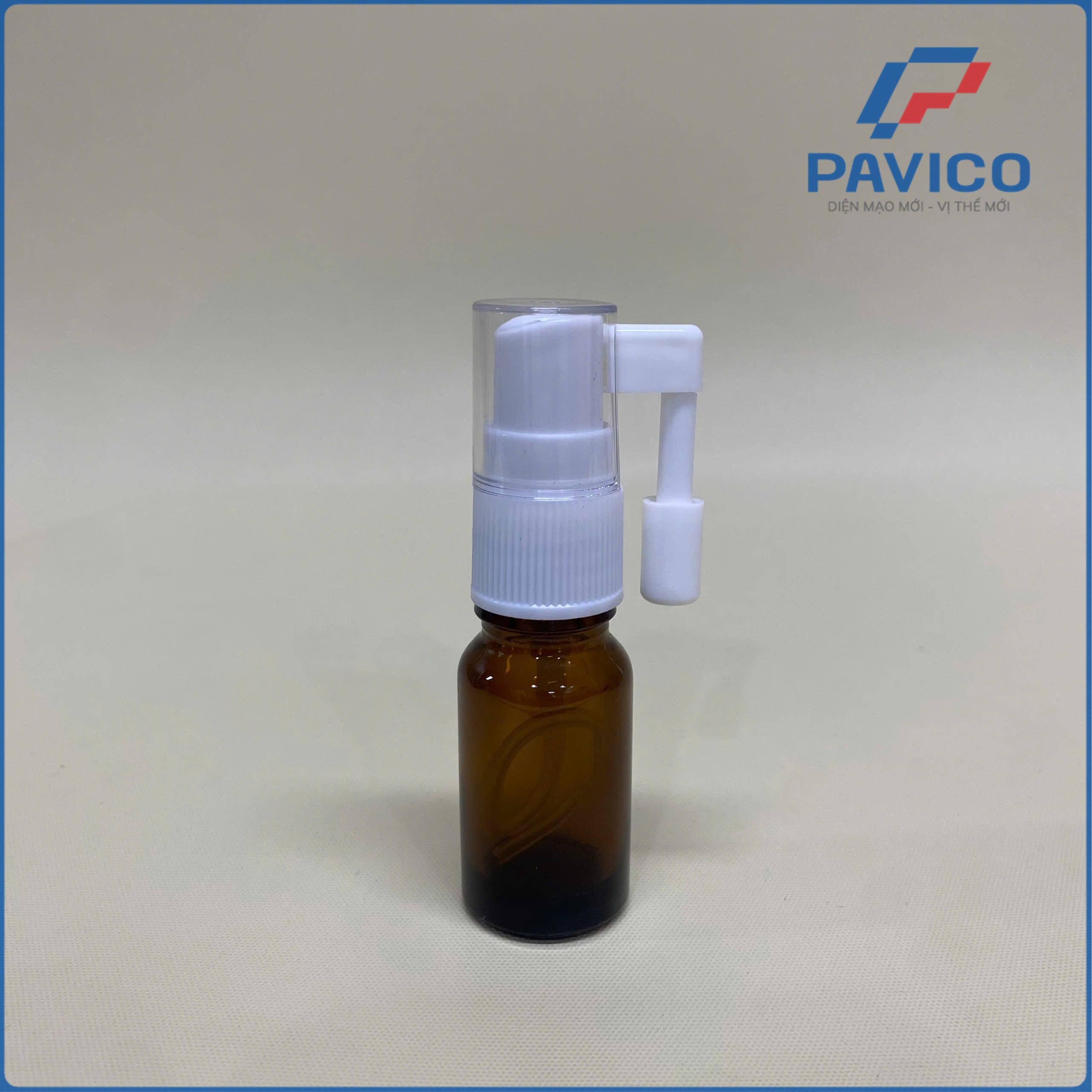 Xịt quay có nắp - TRẮNG (thủy tinh) - 18mm (14*38-có nút - LJ)