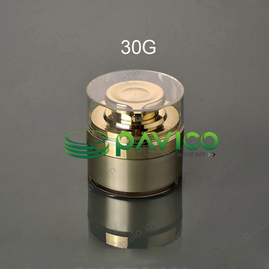 Vỏ hũ đựng kem mỹ phẩm nắp bơm kem