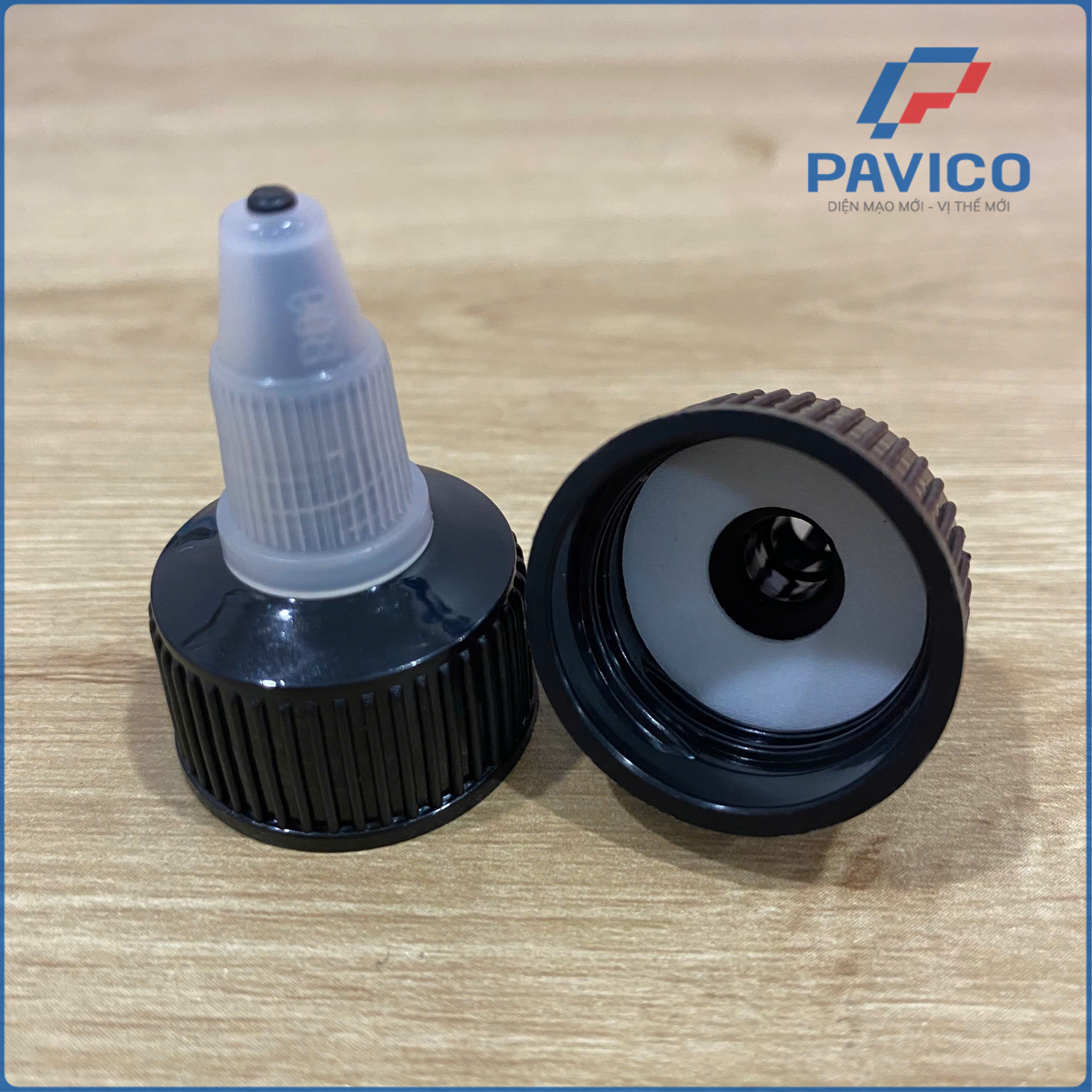 Nắp nhựa nhọn cổ 24mm