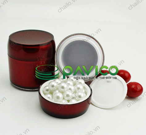Hũ đựng mỹ phẩm acrylic 50g, 80g