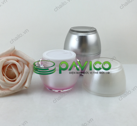 Hũ đựng mỹ phẩm acrylic 15g, 30g, 50g