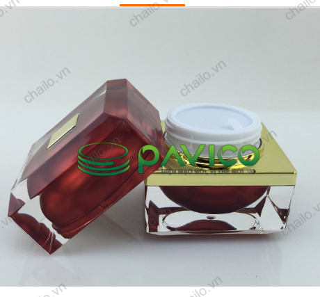 Hũ đựng mỹ phẩm acrylic 15g, 30g, 50g AT-AC09