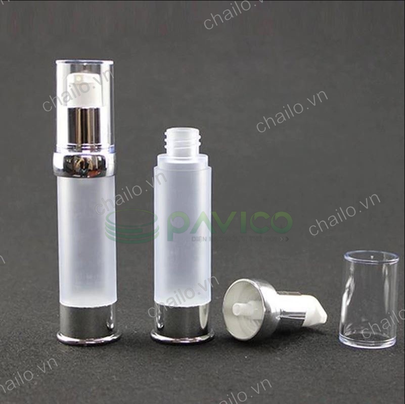 Chai hút chân không phun mờ đầu bơm kem 50ml 70ml 100ml
