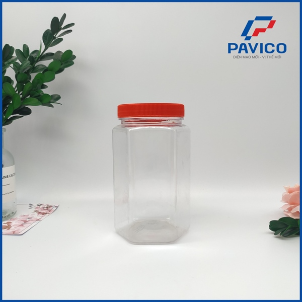 64H400-Hũ pet lục giác 400ml