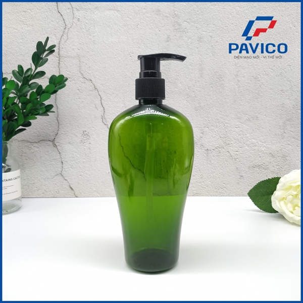 BG350-Chai PET thân bầu 350ml-24mm-35g