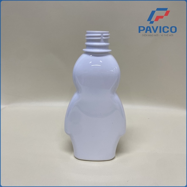 BS250-Chai PET trắng sứ 250ml-28mm