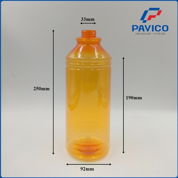 BK1400-Chai PET 1400ml-33mm