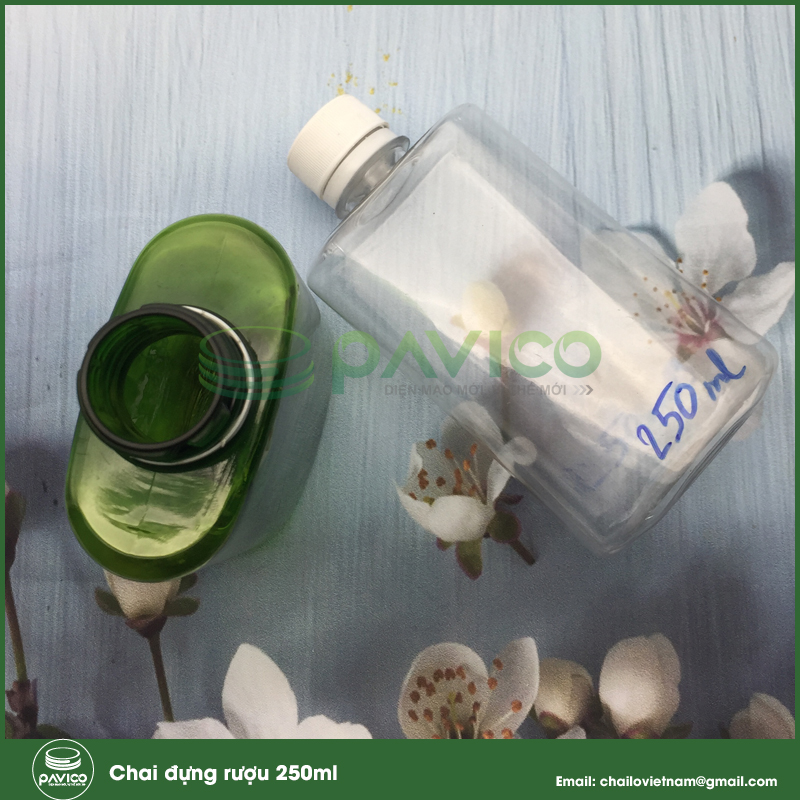 chai nhua pet 250ml