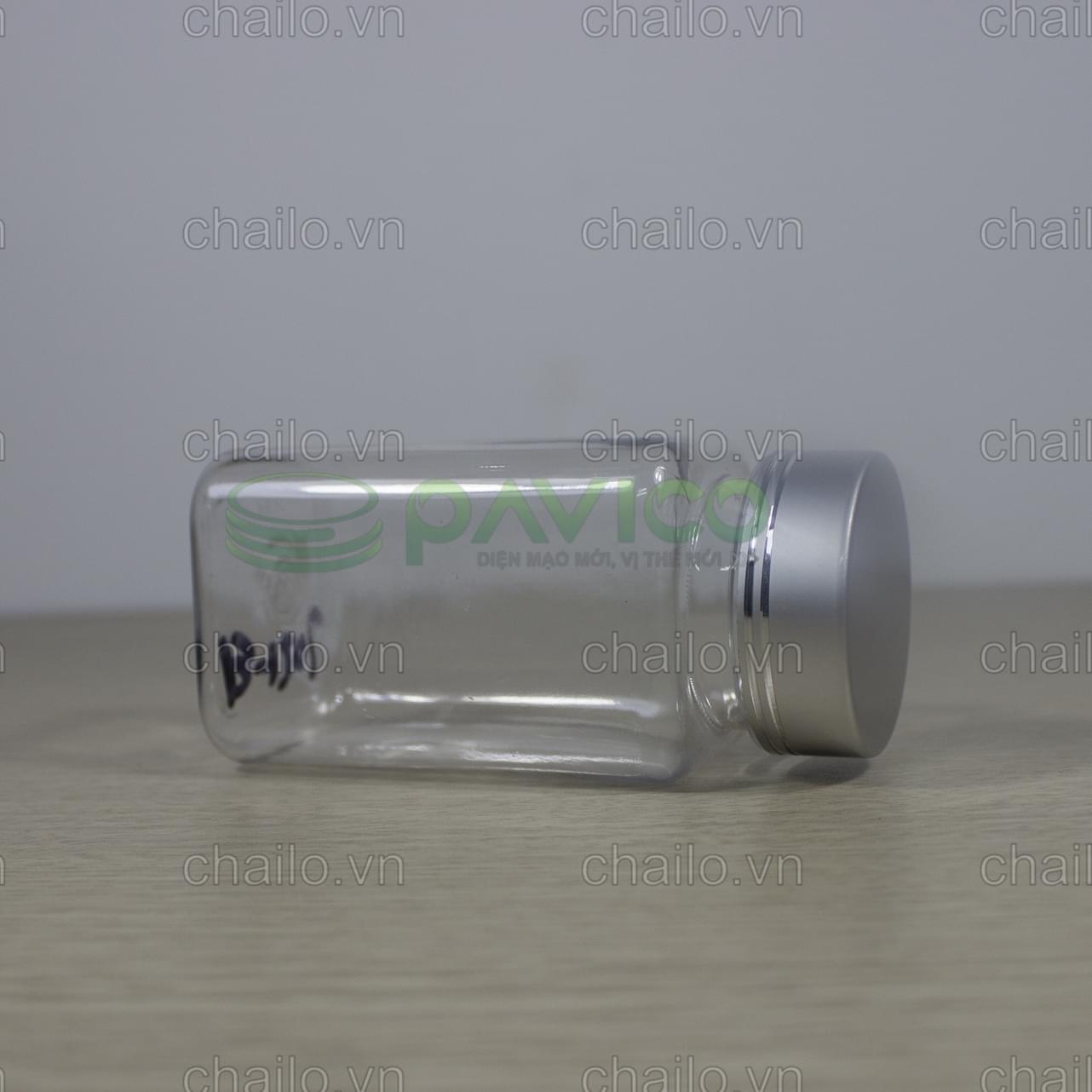 Vỏ chai lọ pet vuông đựng thuốc viên