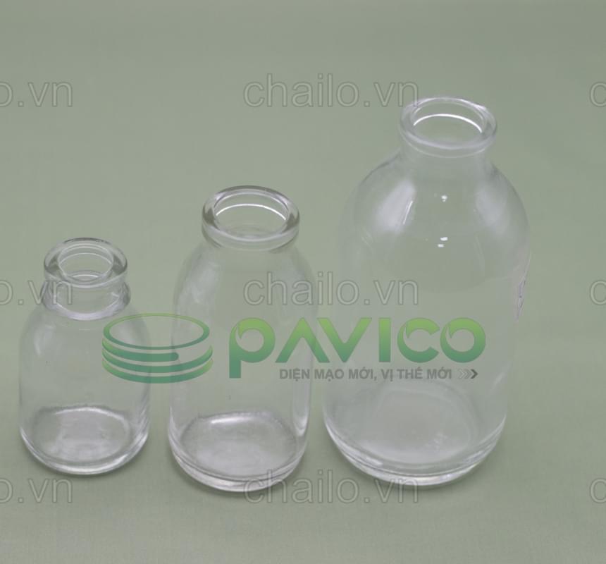 Vỏ chai lọ đựng dung dịch thuốc tiêm 15cc 30cc 50cc
