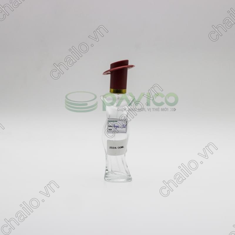Vỏ chai lọ đựng nước hoa hình cô gái 70ml NH-32