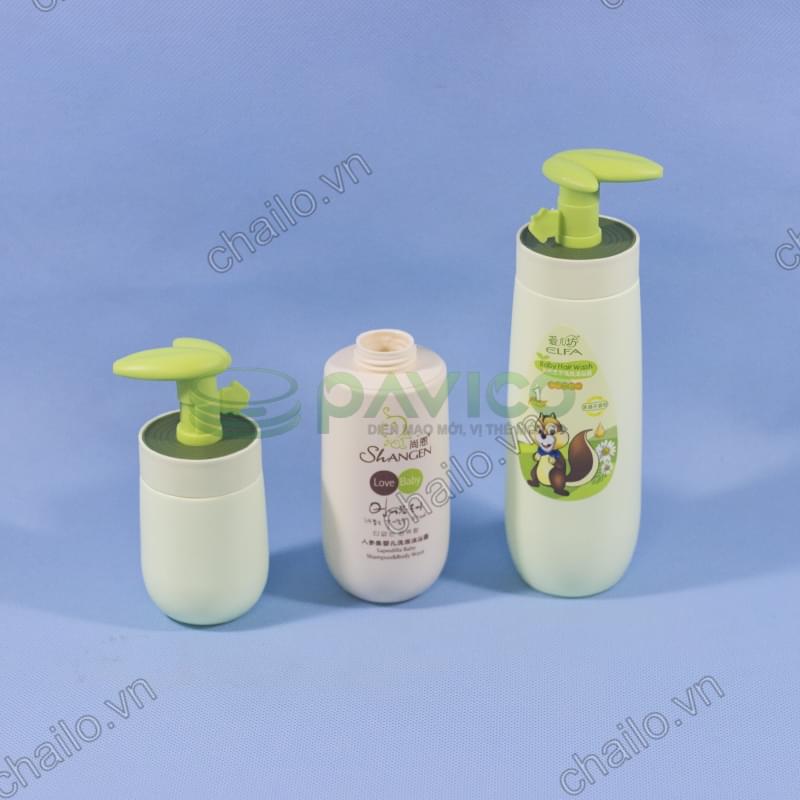 Vỏ chai lọ đựng sữa tắm dầu gội trẻ em 150ml 300ml