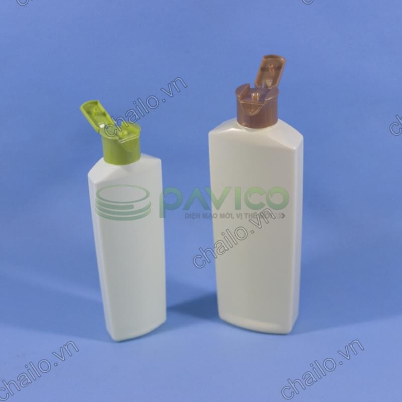 Vỏ chai lọ đựng dầu gội nắp bật 350ml - 500ml loại 2