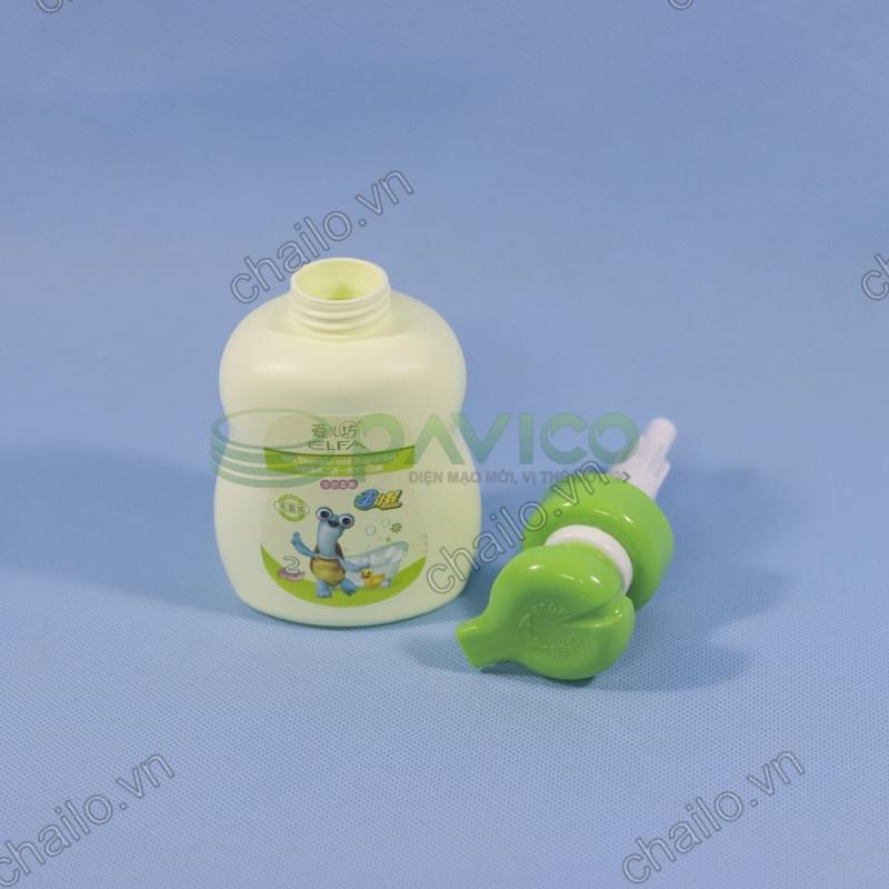 Vỏ chai lọ đựng sữa tắm dầu gội trẻ em 250ml