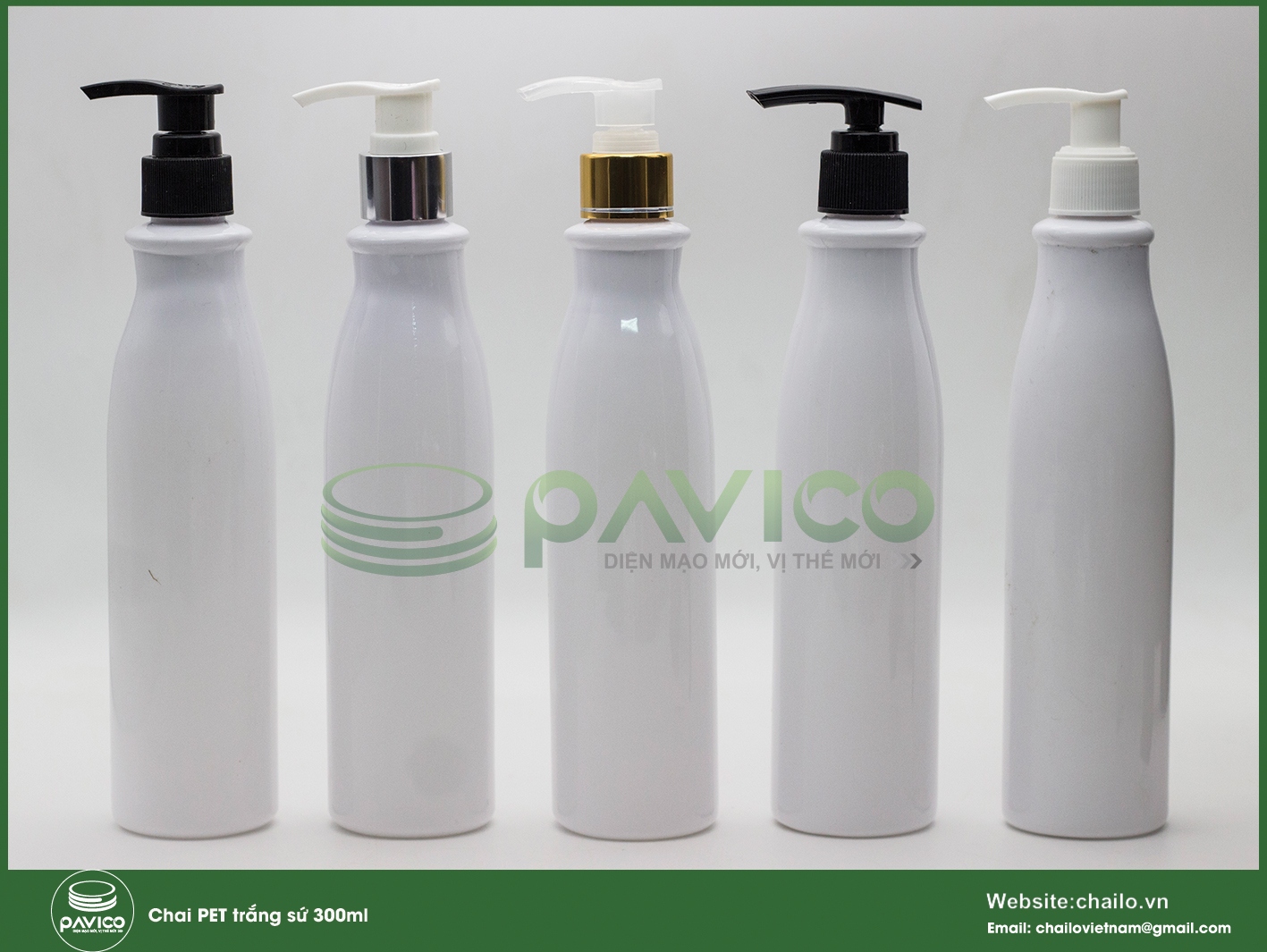 chai pet trang su 300ml