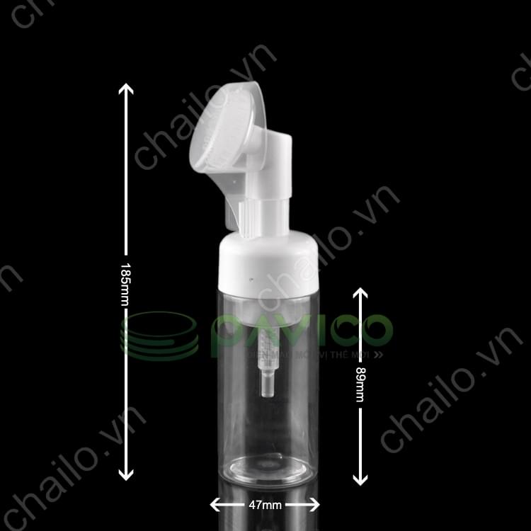 Mẫu vỏ chai tạo bọt 120ml