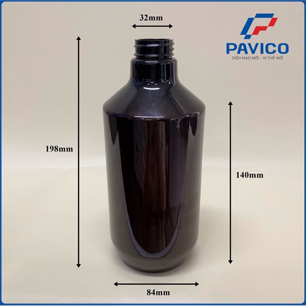 AK800-Chai PET vai vát 800ml-33mm-60g