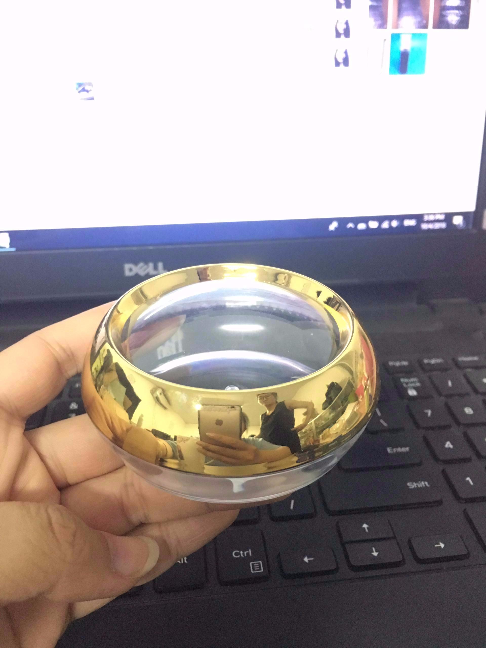 Hũ nhựa PP trong viền vàng 50g-MH-PP02