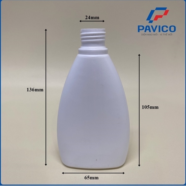 HB150-Chai HDPE 150ml-24mm