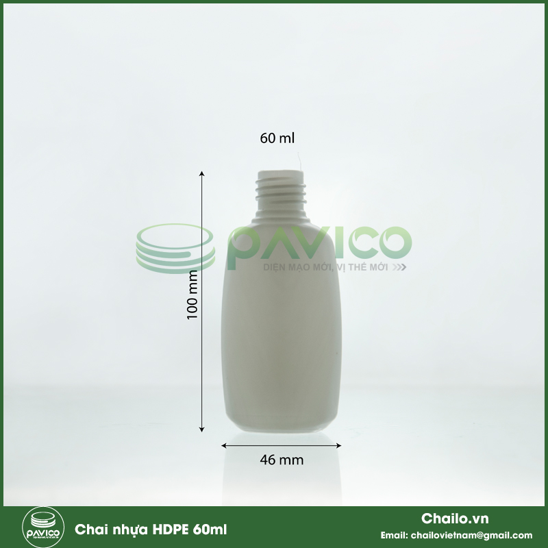 Chai nhựa HDPE 60ml