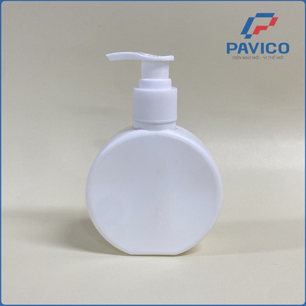 HK150-Chai HDPE hình cái trống 150ml- 24mm