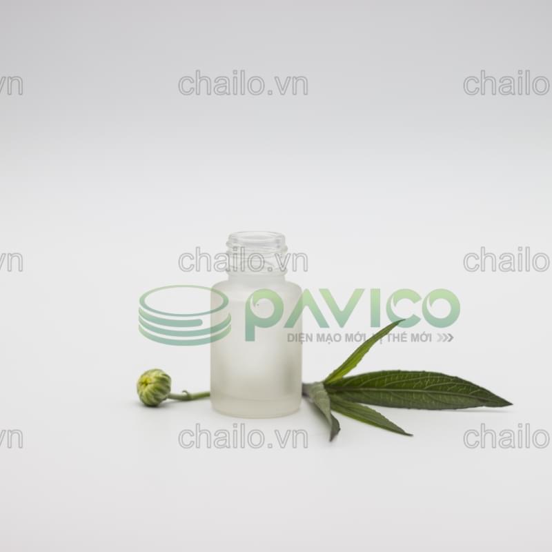 Vỏ chai thủy tinh đựng tinh dầu phun mờ 15ml