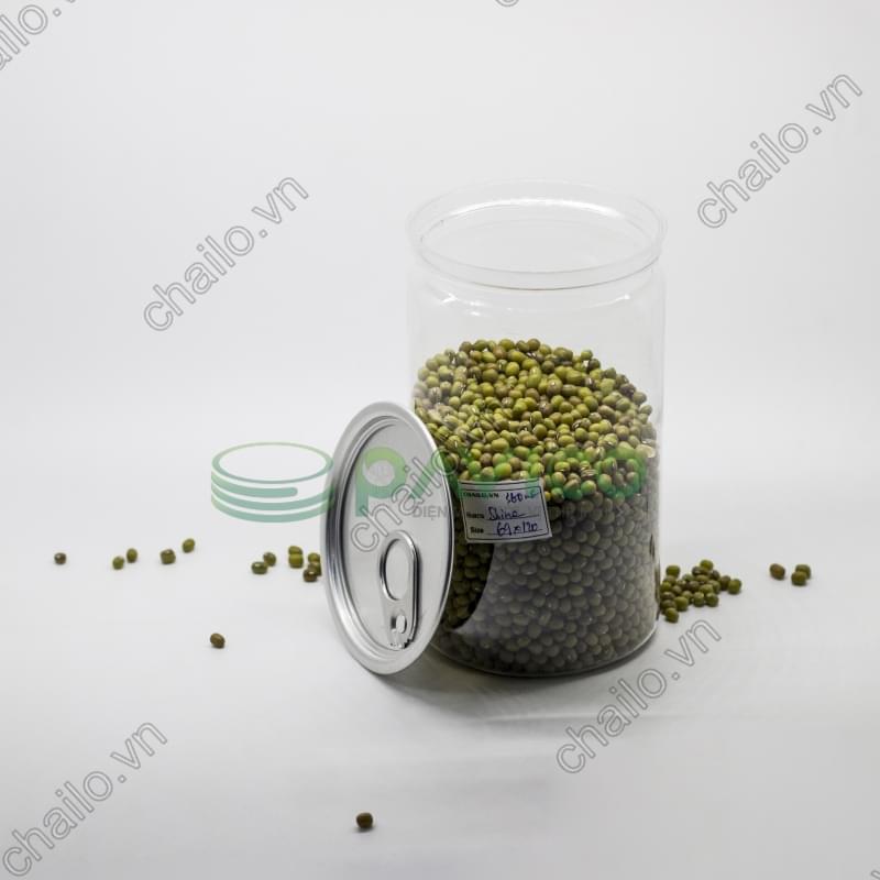 Hũ nhựa đựng thực phẩm nắp nhôm xé 360ml