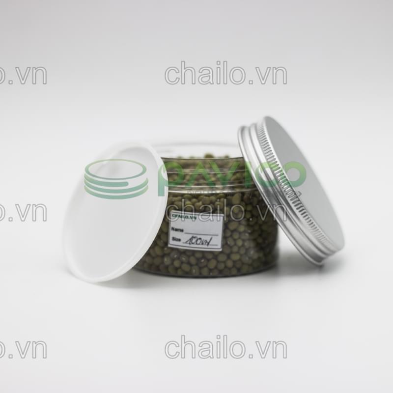 Hũ nhựa 100ml đựng thực phẩm, thức ăn, đồ khô.