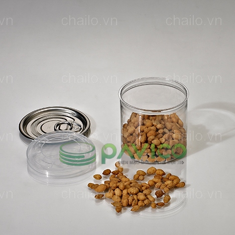 Hũ nhựa nắp nhôm xé 170ml 63.3x60mm