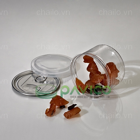Hũ nhựa nắp nhôm xé 280ml 83.3x61mm