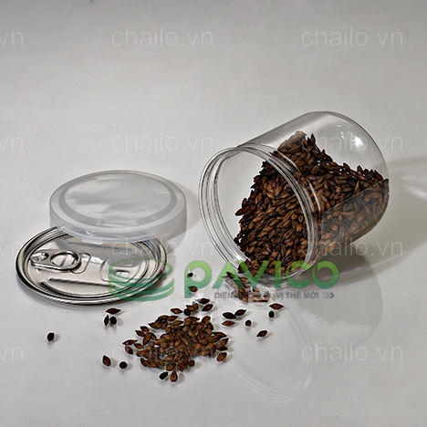 Hũ nhựa nắp nhôm xé 360ml 83.3x85mm