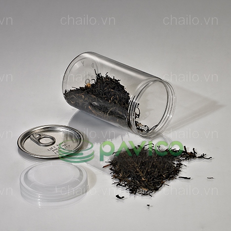 Hũ nhựa nắp nhôm xé 375ml 65.3x119mm