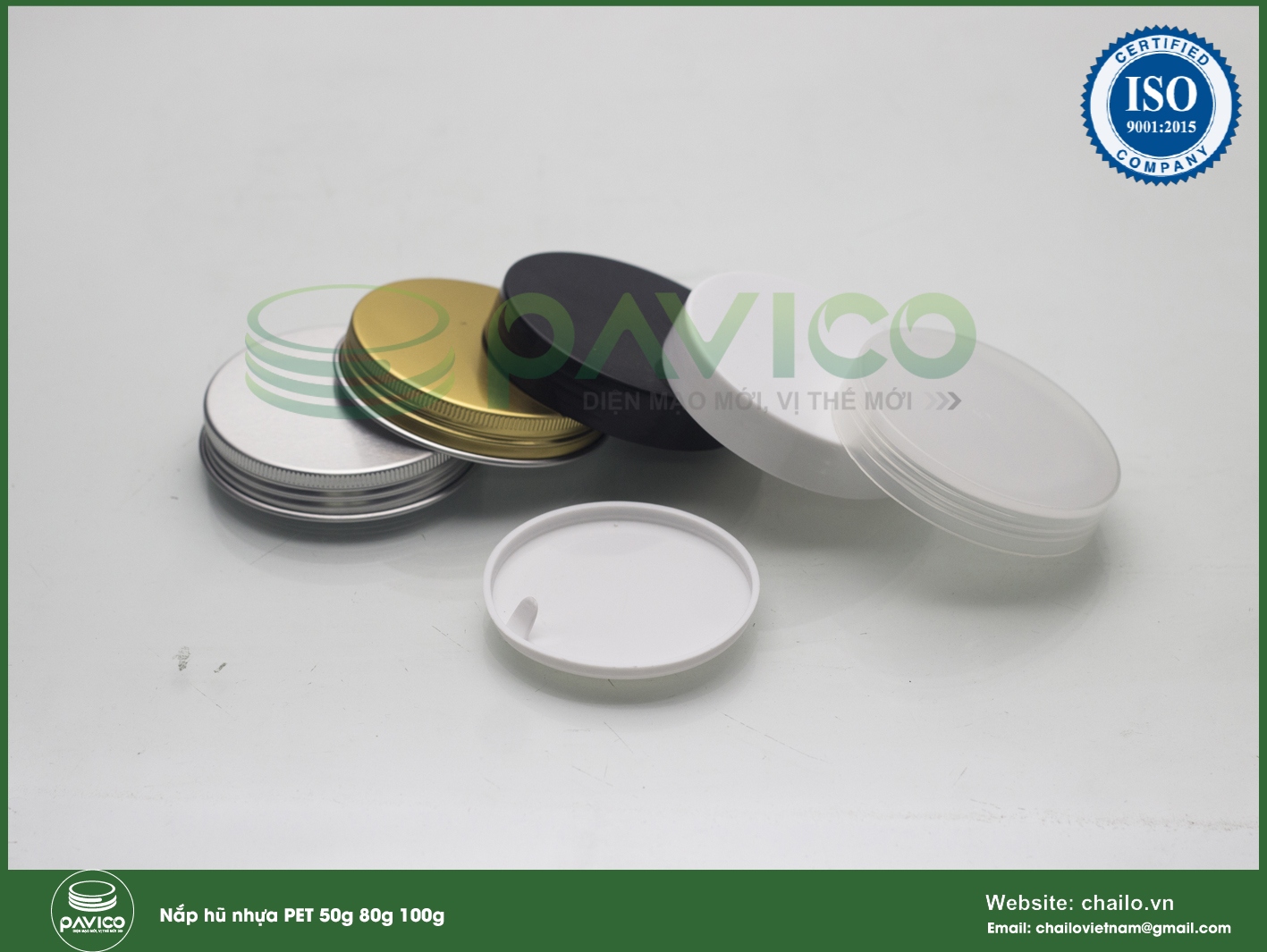 Hũ nhựa PET trong 80ml nắp nhựa nắp nhôm