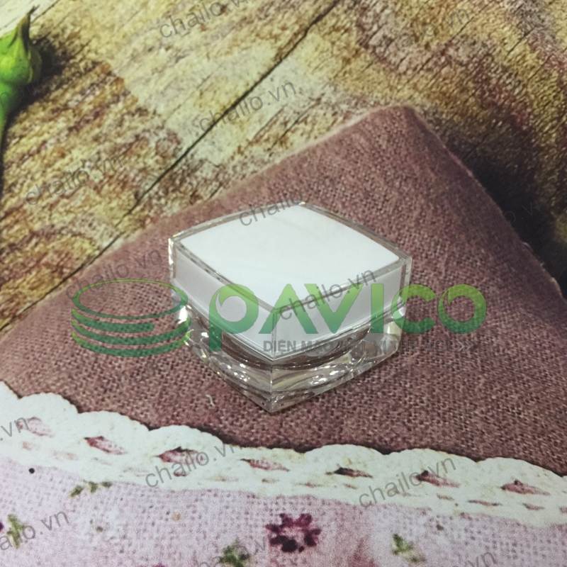 Hũ vuông trong suốt HV01c30