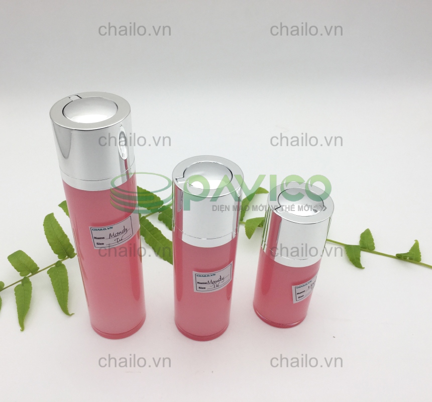 Chai lọ đựng dung dịch nắp bơm kem AC-46