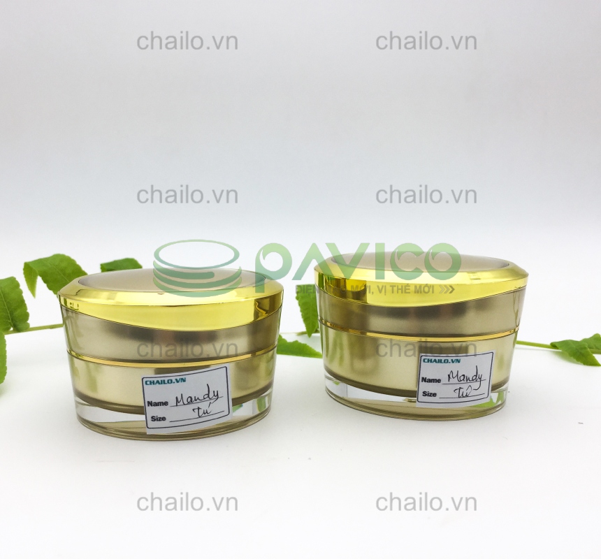 Bộ hai hũ kem đựng mỹ phẩm 30g 50g AC-48