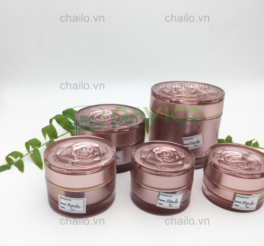 Bộ vỏ hũ đựng kem mỹ phẩm cao cấp 30g-200g AC-50