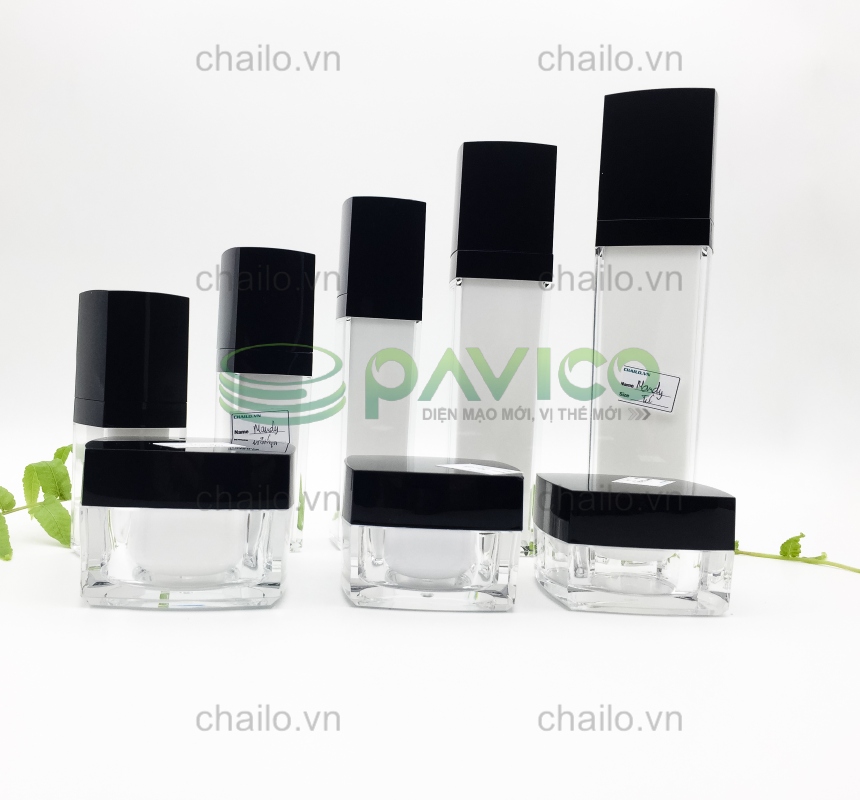 Bộ chai lọ đựng dược kem mỹ phẩm AC-51