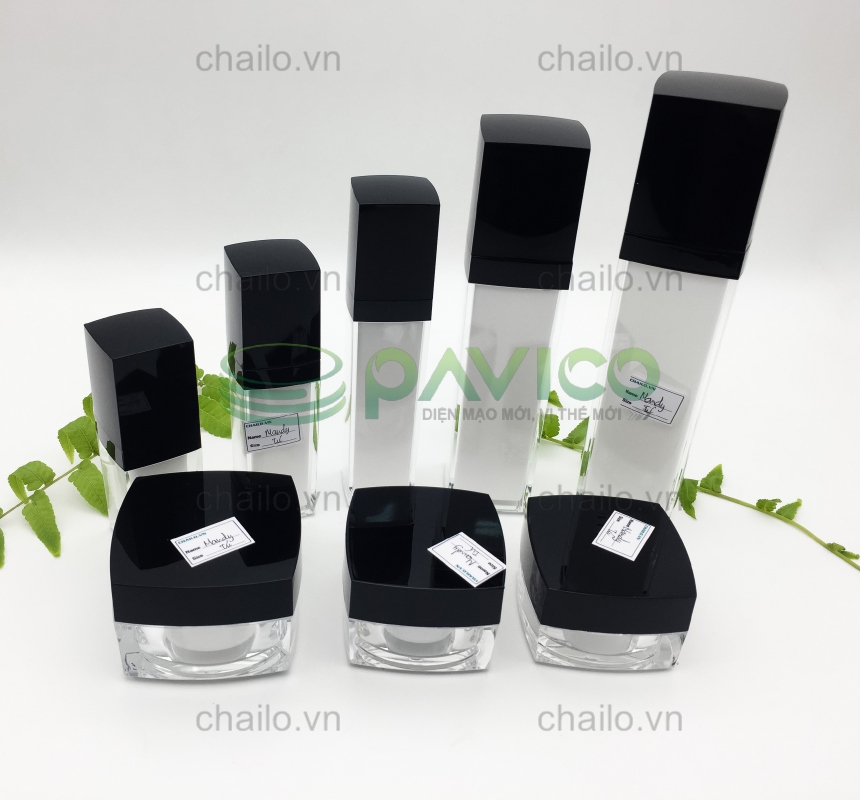 Bộ chai lọ đựng dược kem mỹ phẩm AC-51