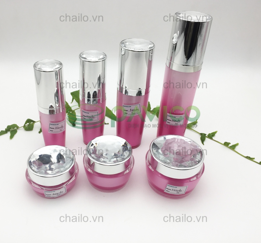Bộ sản phẩm chai lọ hũ đựng mỹ phẩm AC-61