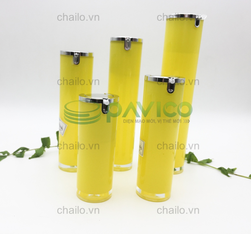 Bộ vỏ chai lọ đựng mỹ phẩm đầu bơm kem AC-66