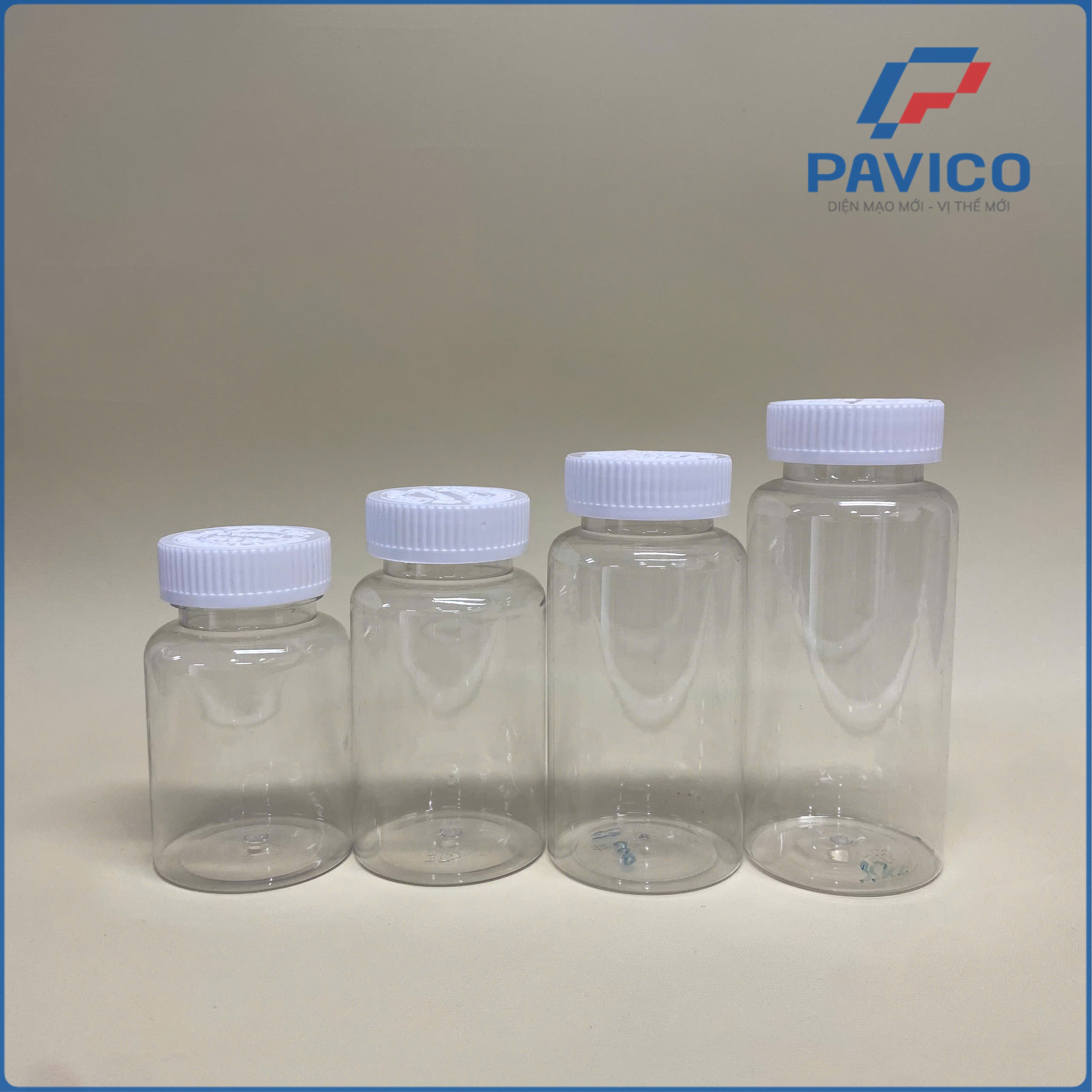 Chai pet 200CC,250CC,300CC,400CC-45mm-28g (Khuôn tăng giảm)