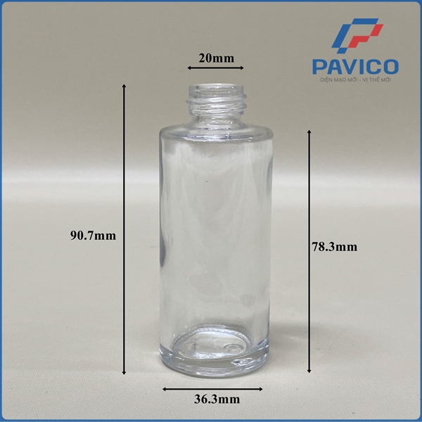 Chai serum trong 50ml-20mm(TA50)