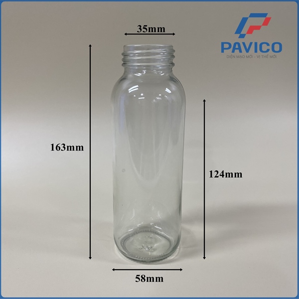 TC300-Chai thuỷ tinh 300ml