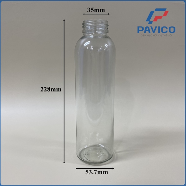 TC500-Chai thủy tinh 500ml