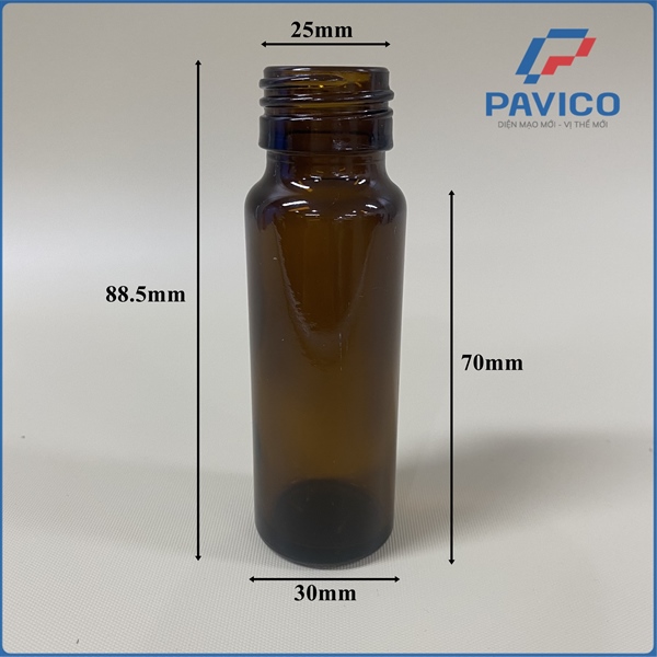 Chai thủy tinh colagen 30ml(TG30)